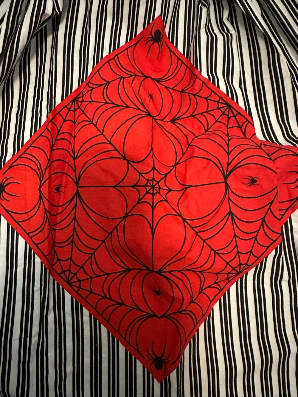 Red spiderweb Diamond Panel Skirt - Women's Skirt - Picture 2 of 5